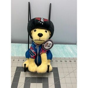 Raising Canes USA Bobsled Skeleton Cane III Plush Dog Limited Edition 9"
